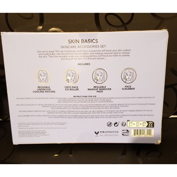 4 Pieces Holler and Glow Spa Facial Tools Basic Skincare Accessories Gift Set - Picture 2 of 4